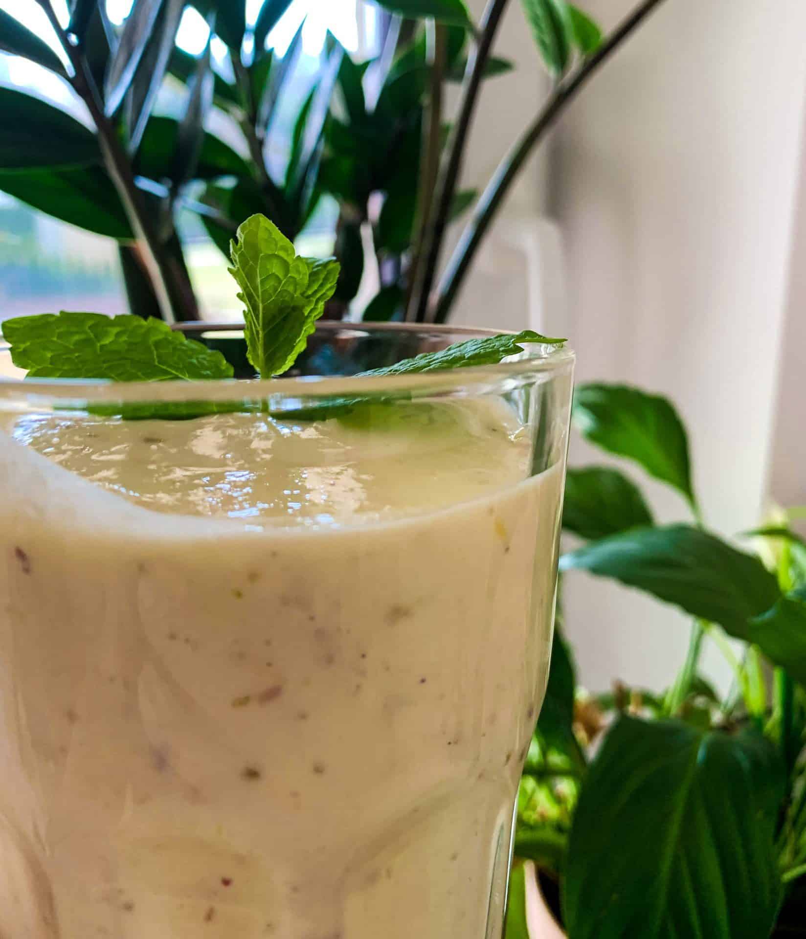 Koktajl mango- banan- gruszka na kefirze