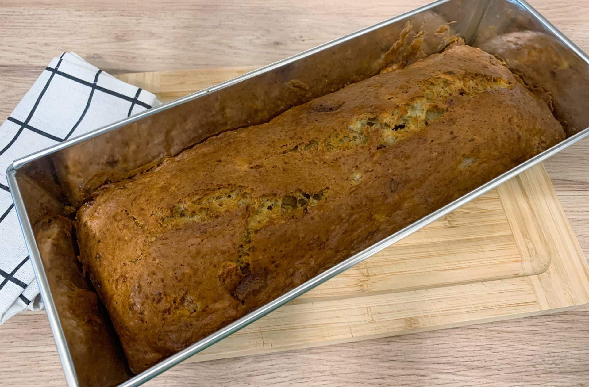 Chlebek bananowy z czekoladą