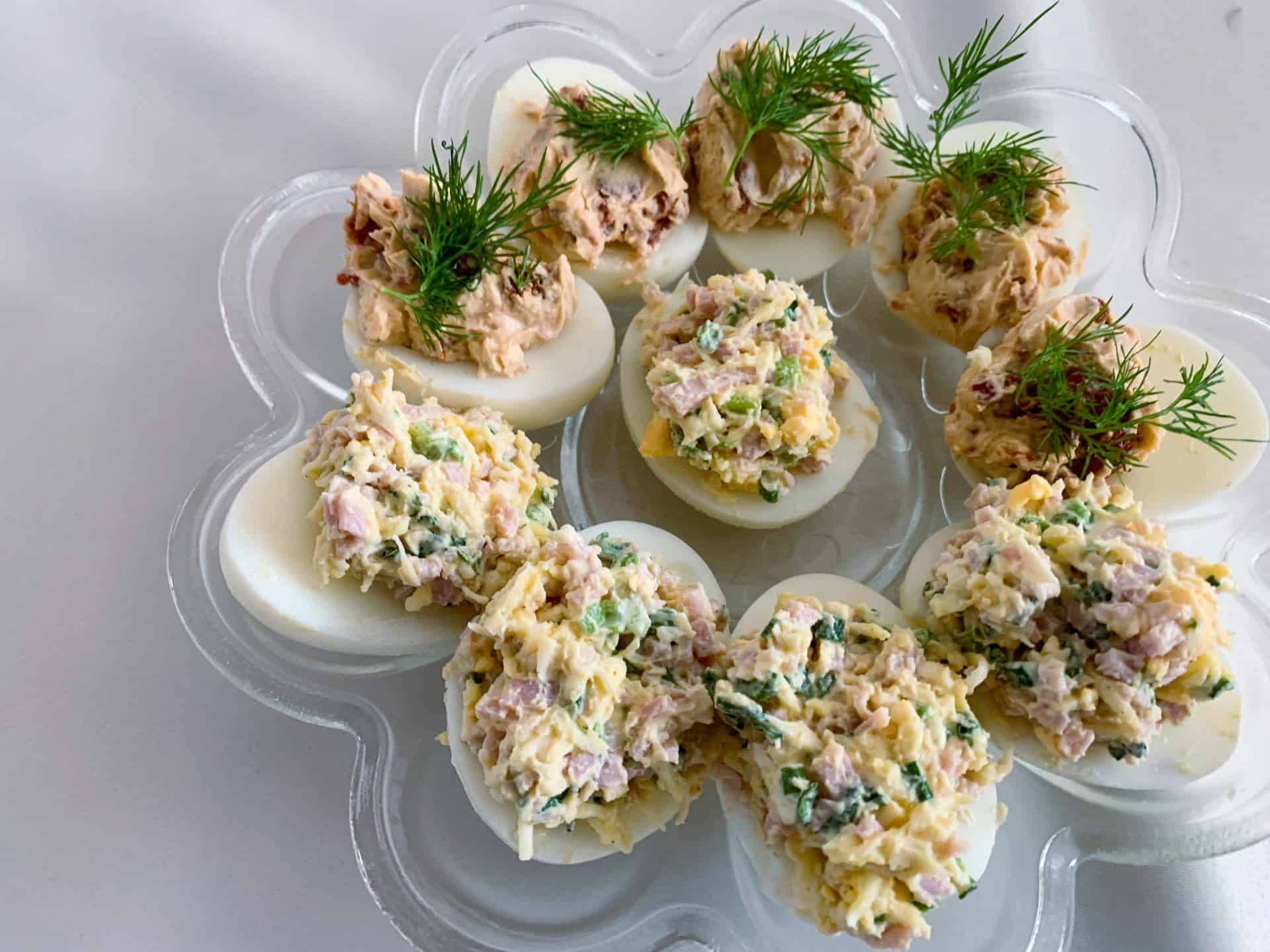 Jajka faszerowane na 2 sposoby