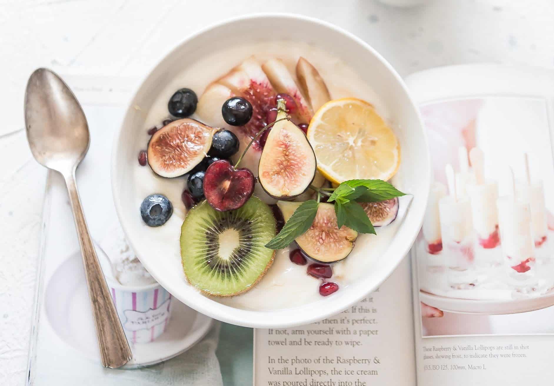 Kasza manna z owocami