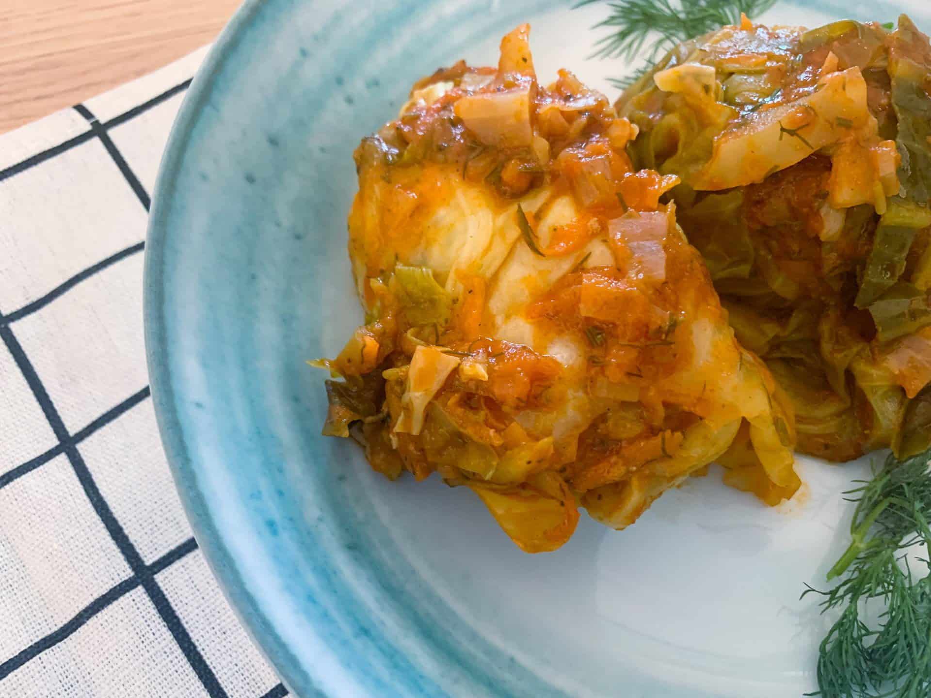 Gołąbki z młodej kapusty