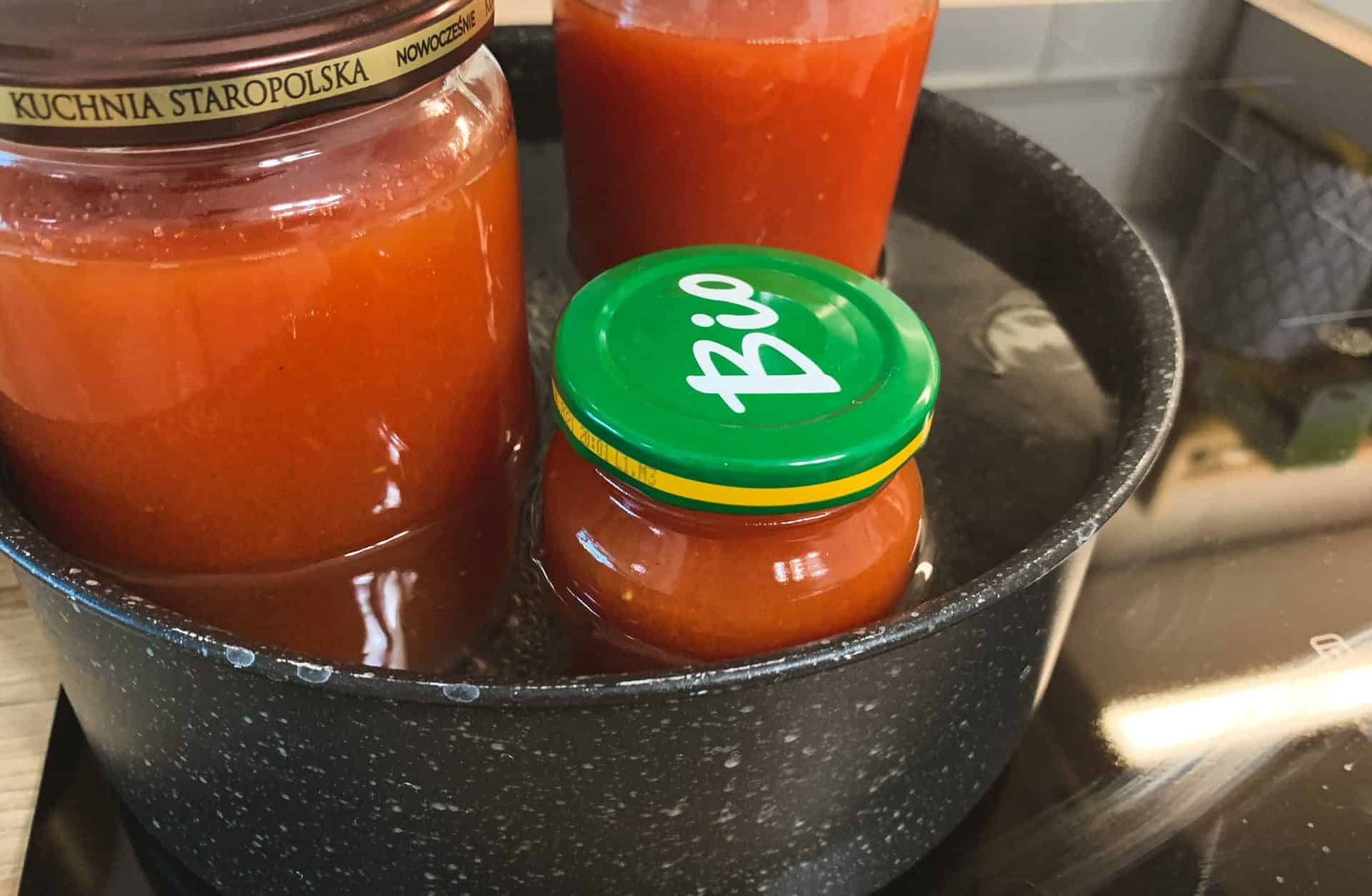 Przecier pomidorowy - pasteryzowanie