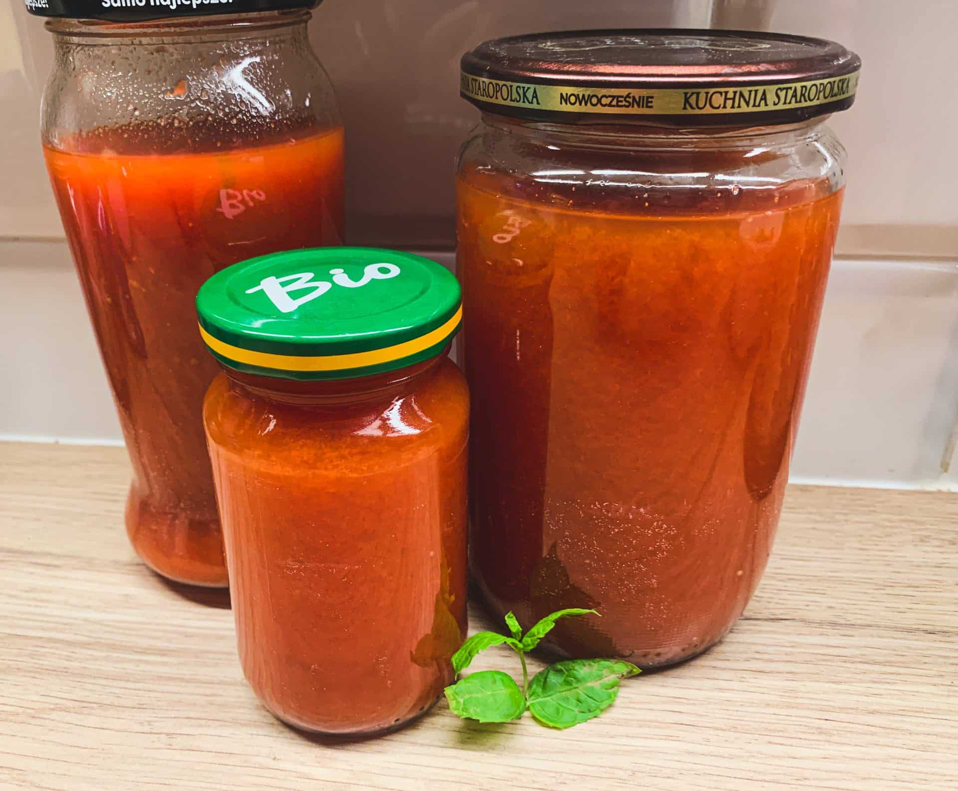 Domowy przecier pomidorowy