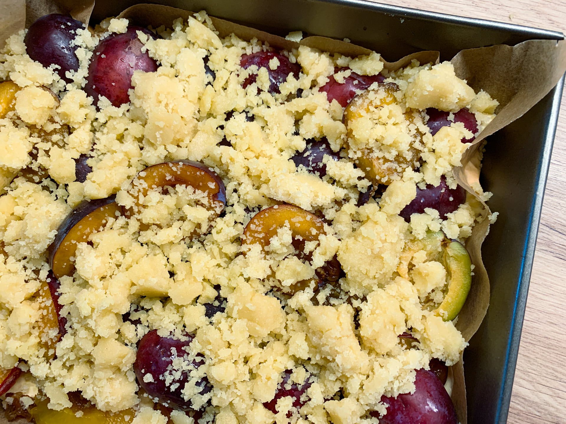 Ucierane ciasto ze śliwkami 1 Ciasto ucierane ze śliwkami