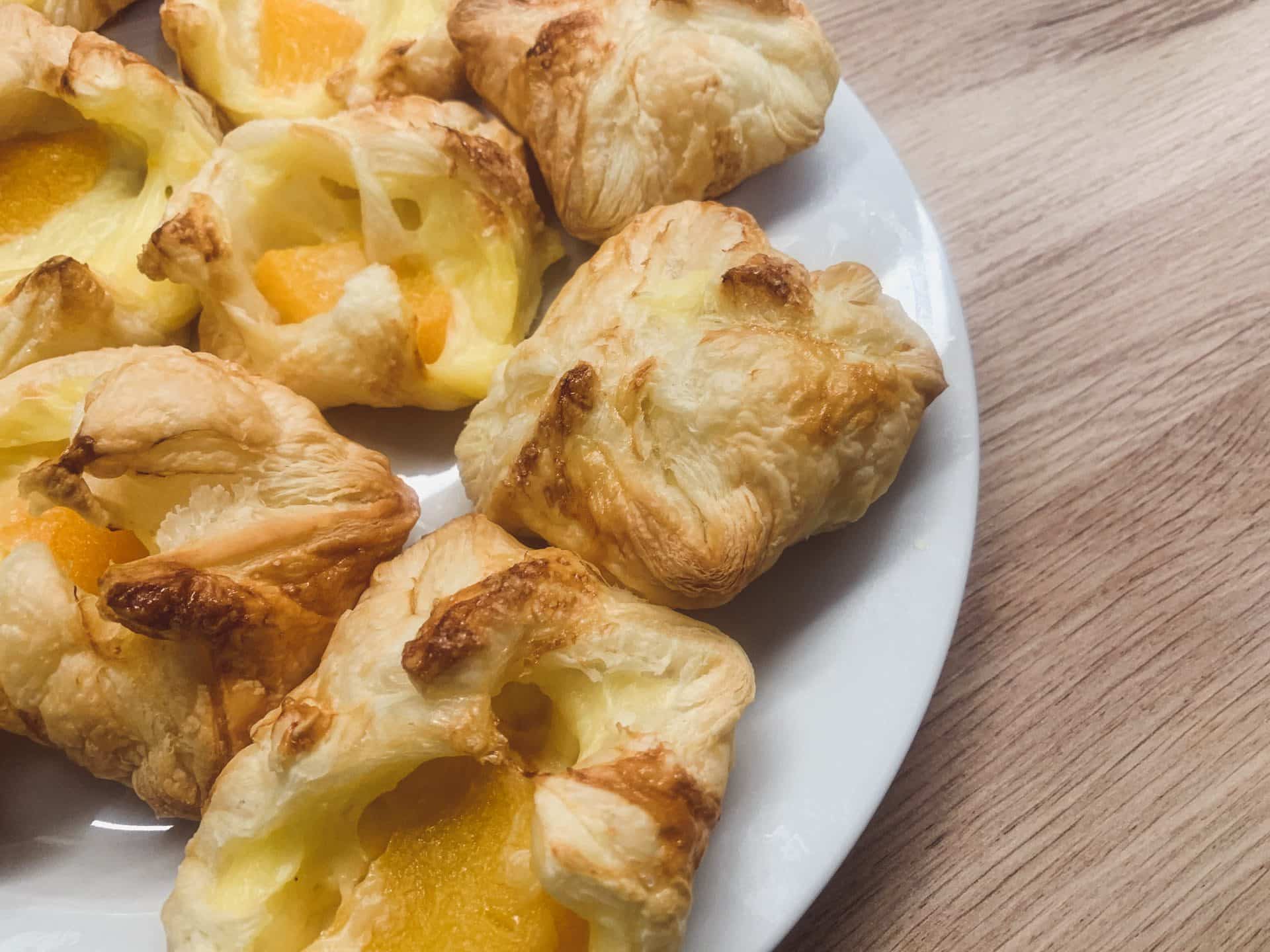 Ciasteczka francuskie z budyniem