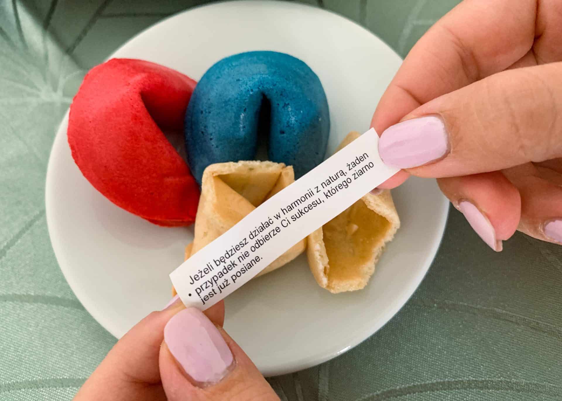 Ciasteczka z wróżbą