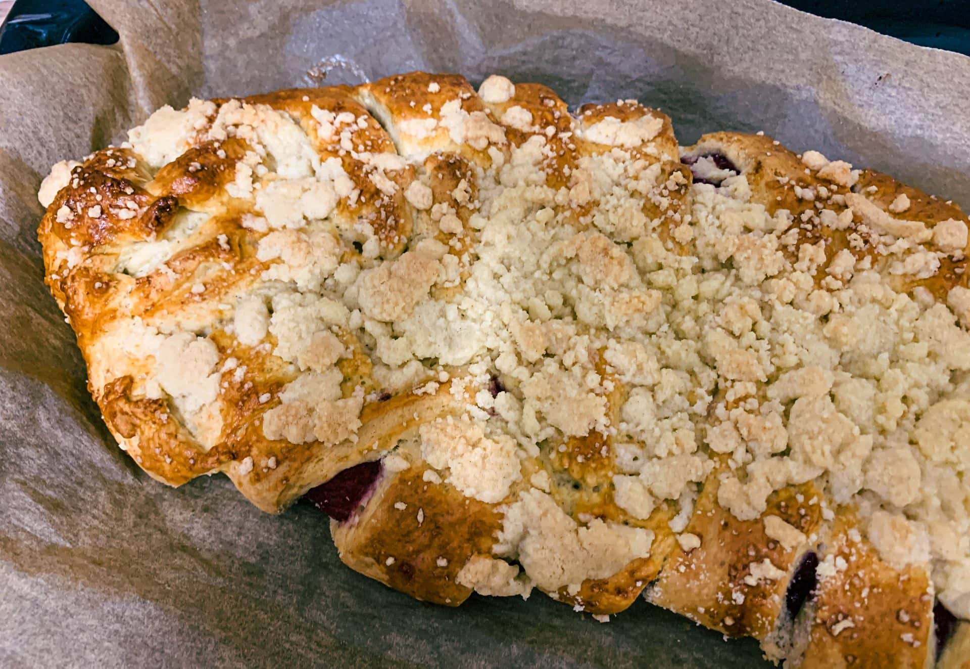 Strucla ze śliwkami