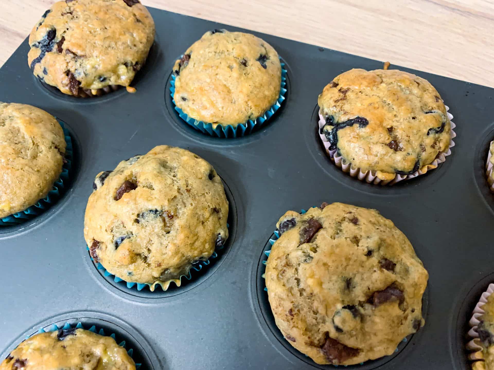 Babeczki z borówkami i czekoladą