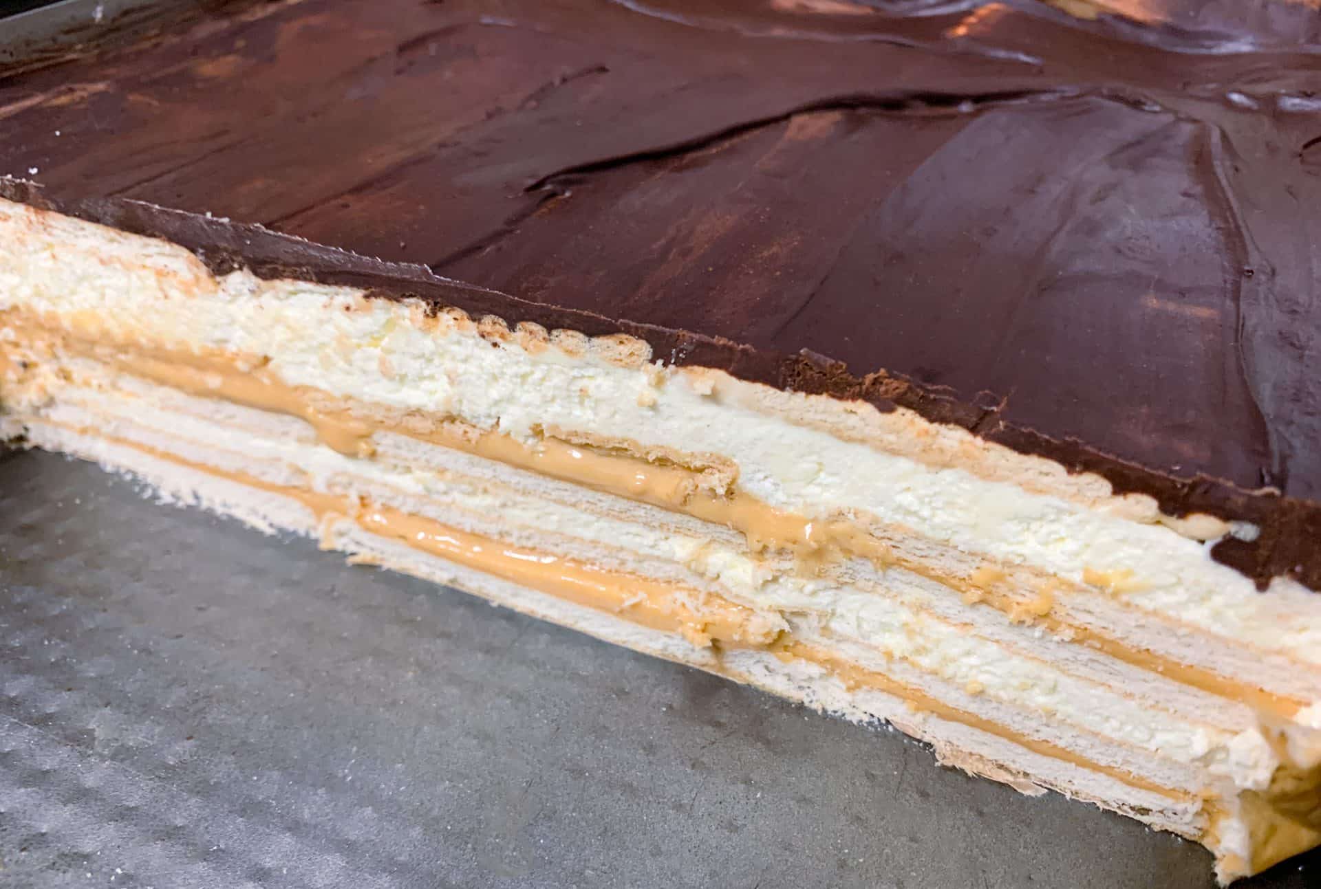 Przysmak mnicha - ciasto bez pieczenia