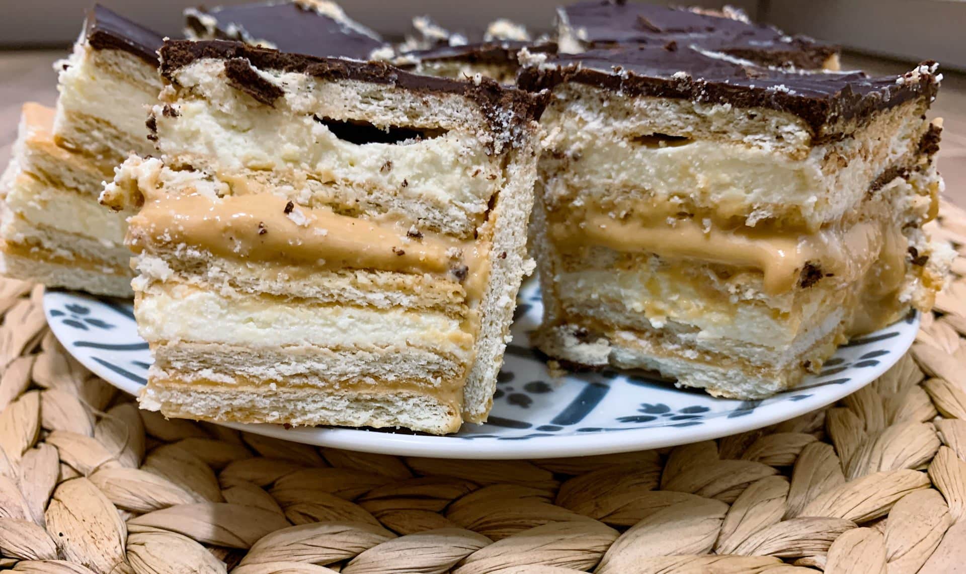 Przysmak mnicha - ciasto bez pieczenia