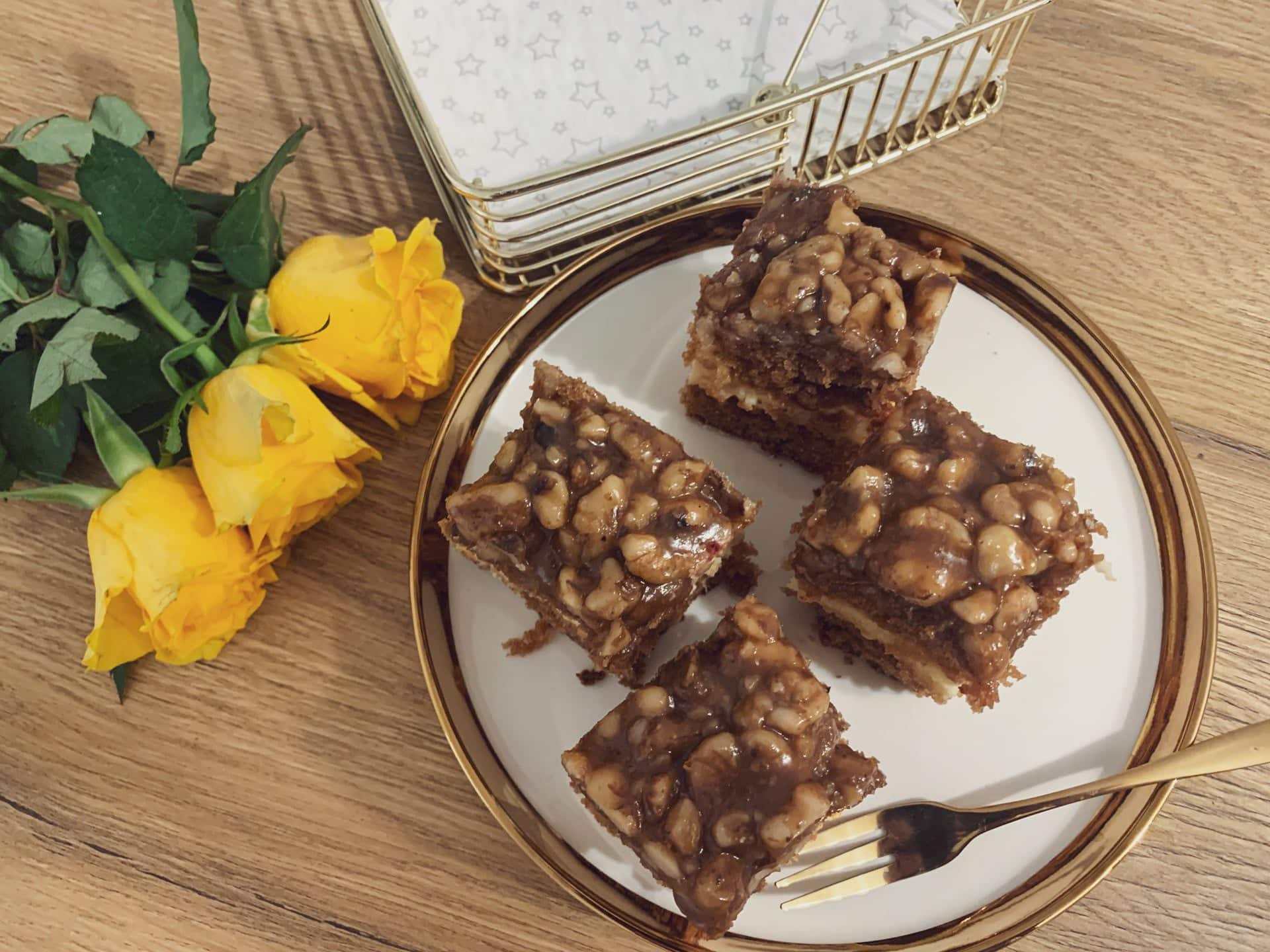 Ciasto Snickers pieczone