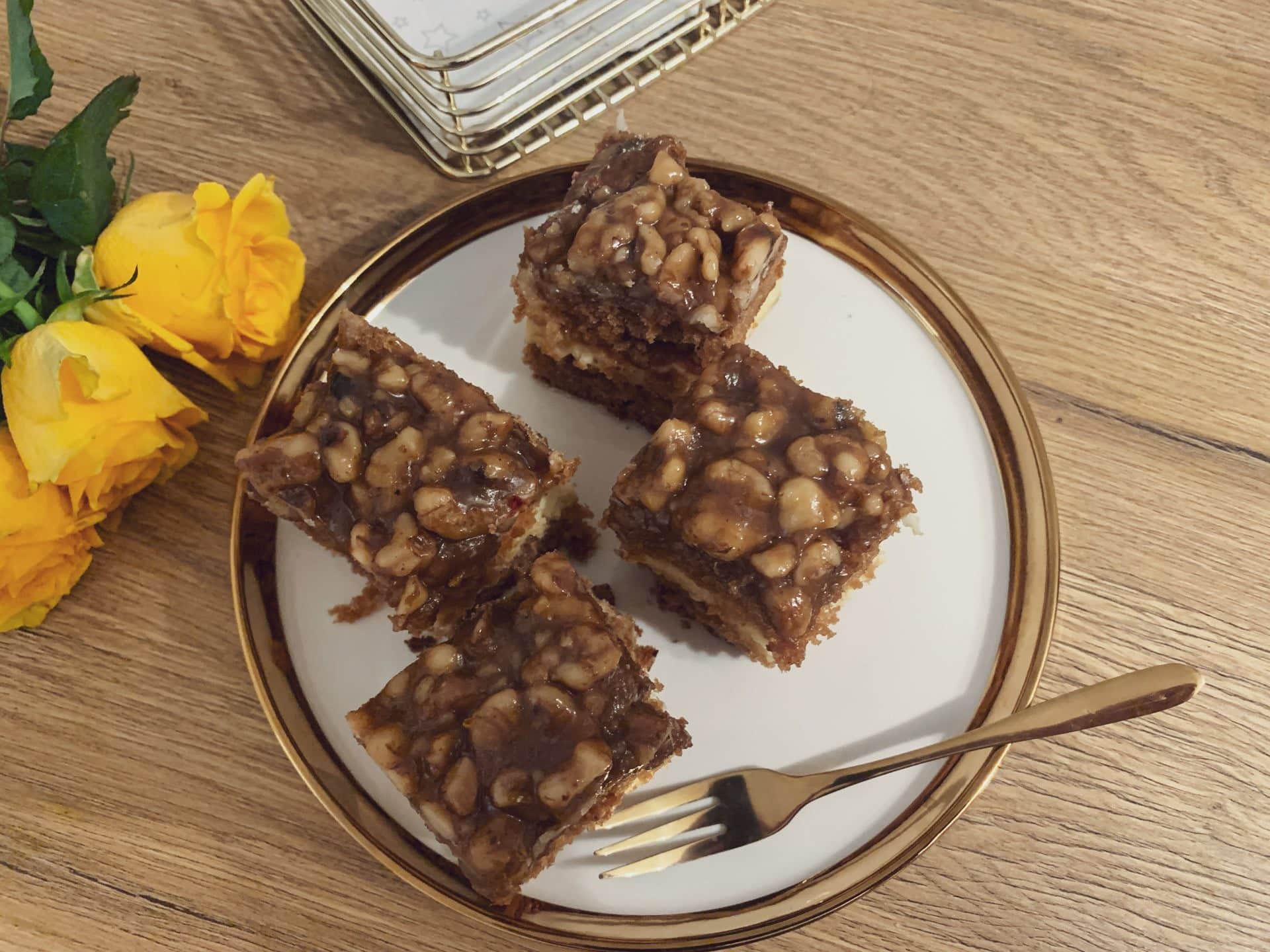 Ciasto Snickers pieczone