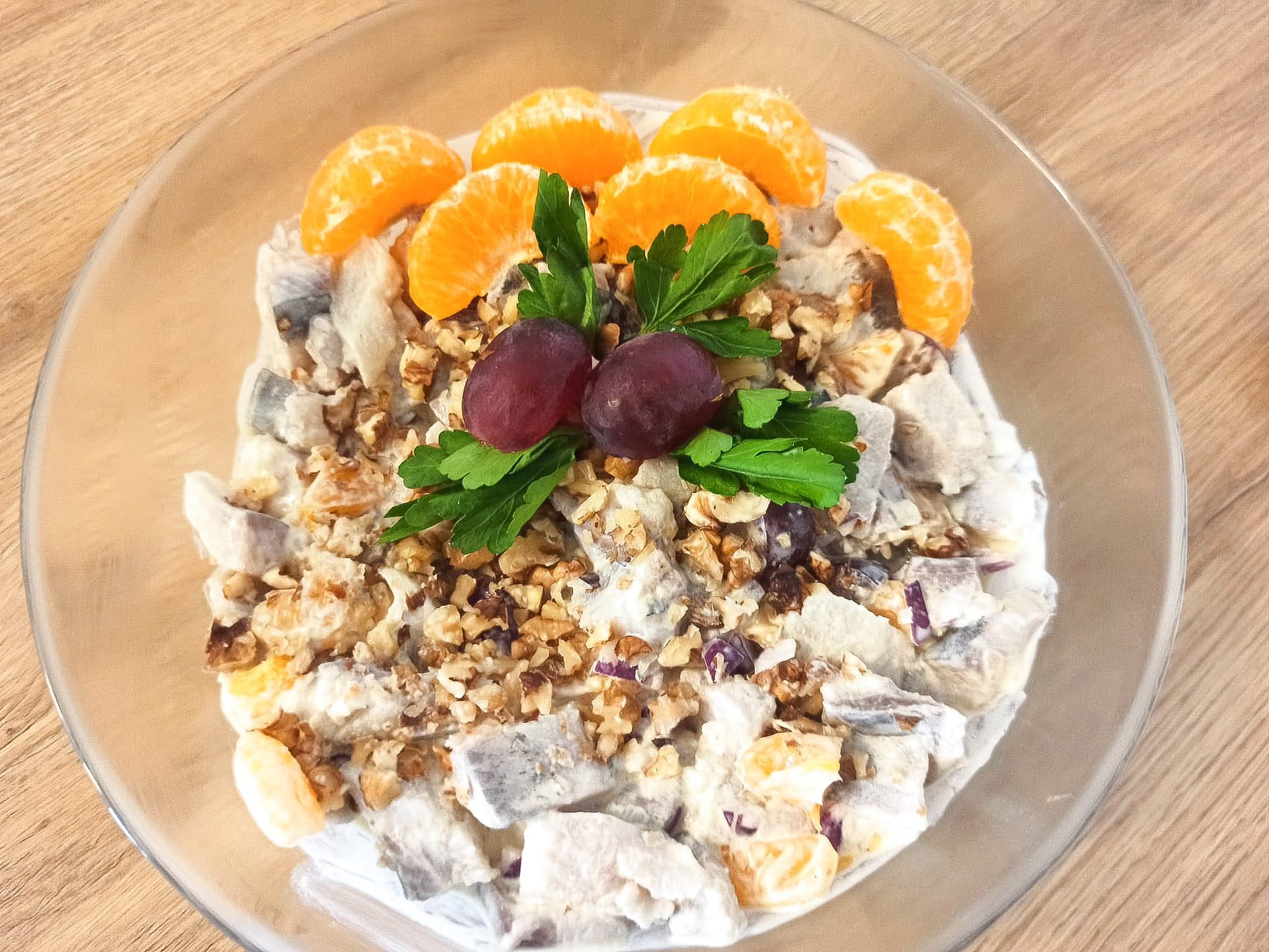 Sałatka śledziowa na słodko