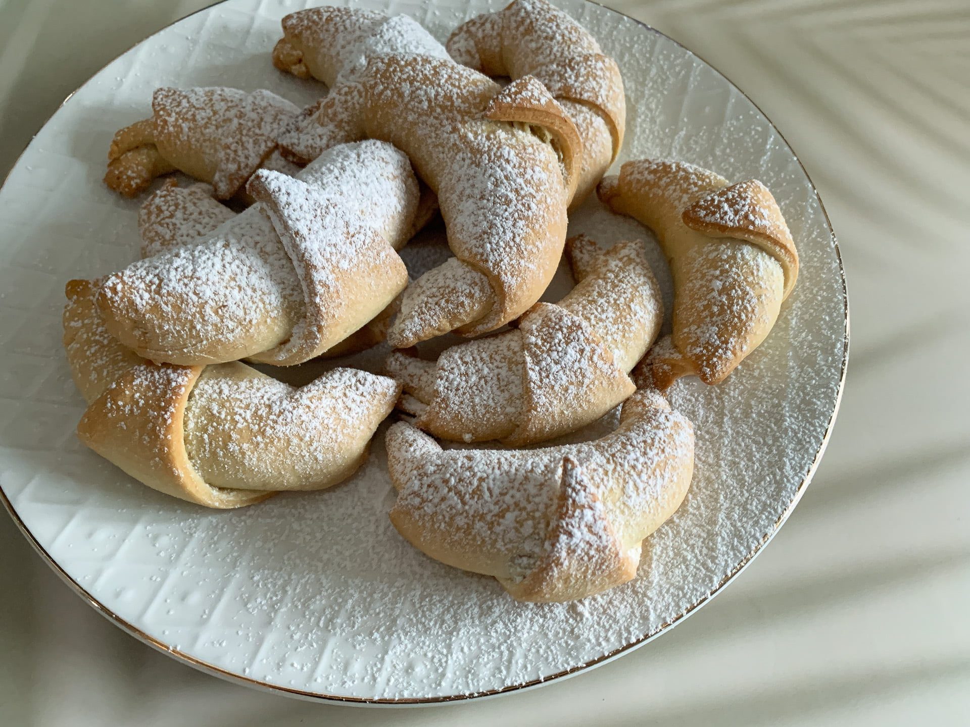 Rogaliki krucho drożdżowe