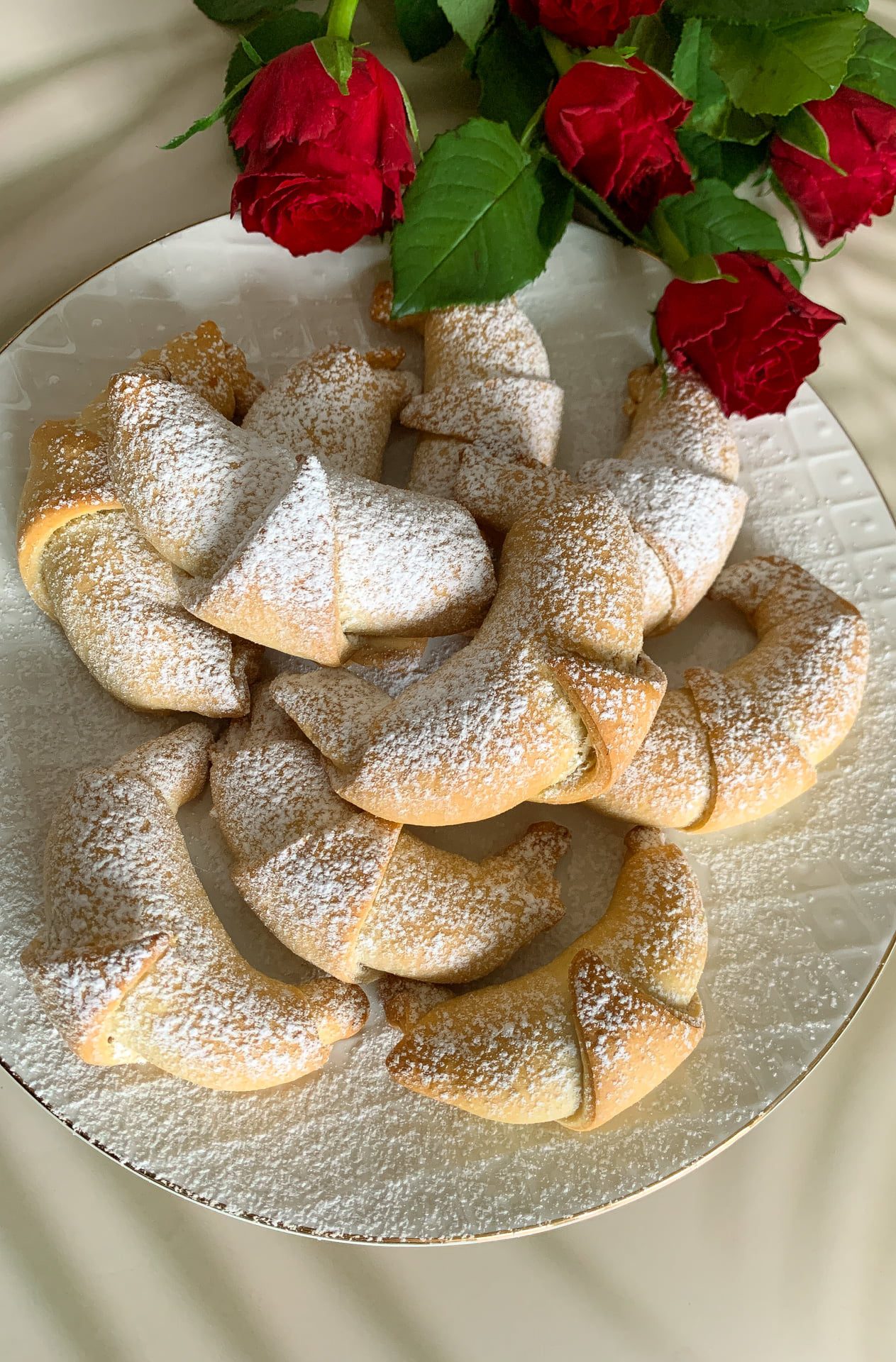 Rogaliki krucho drożdżowe