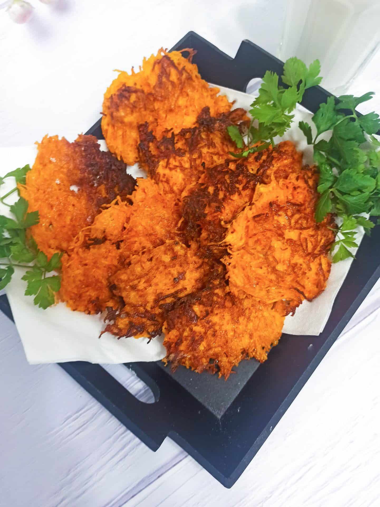 Placuszki marchewkowe