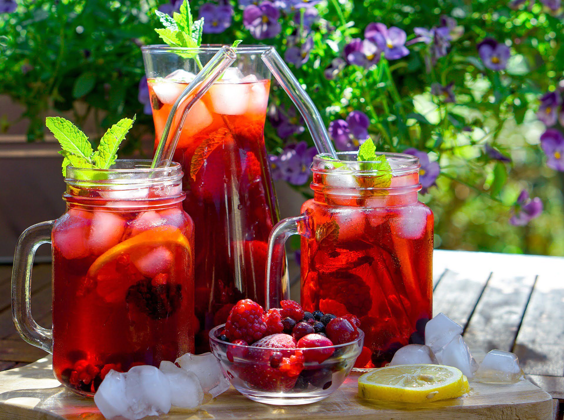 Ice tea - 3 sprawdzone pomysły 3 Ice tea z malinami