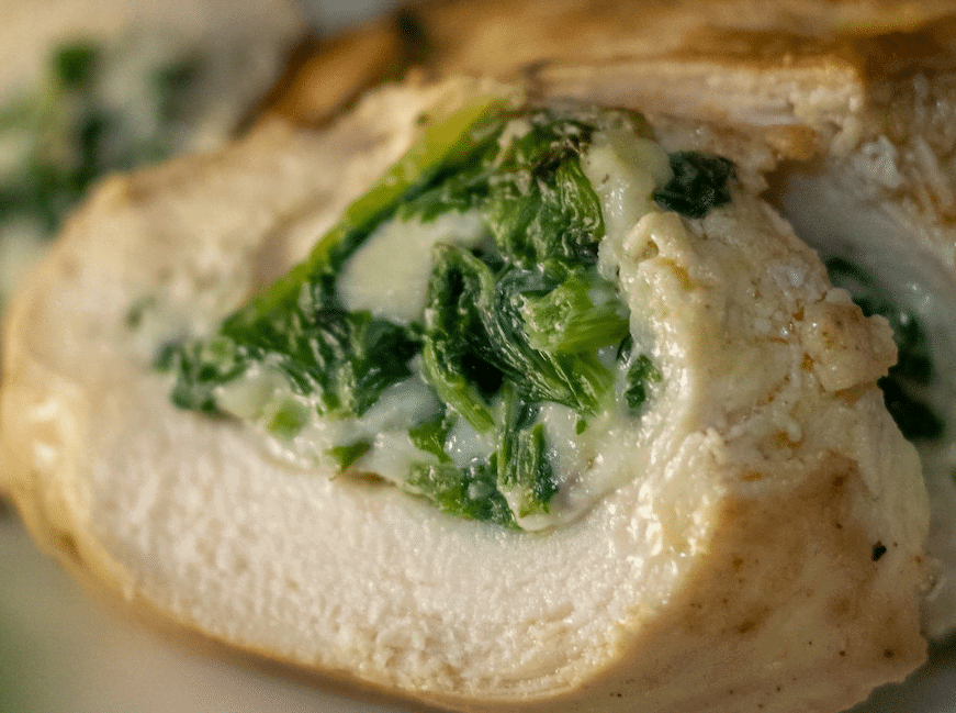 roladki z kurczakiem i szpinakiem przepis