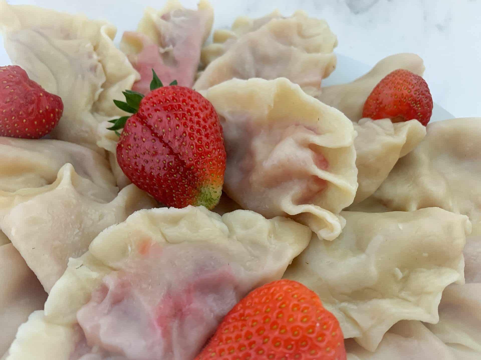 Pierogi z truskawkami