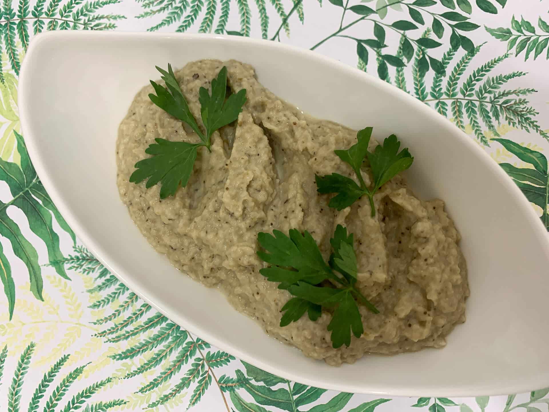 Pasta z pieczonego bakłażana