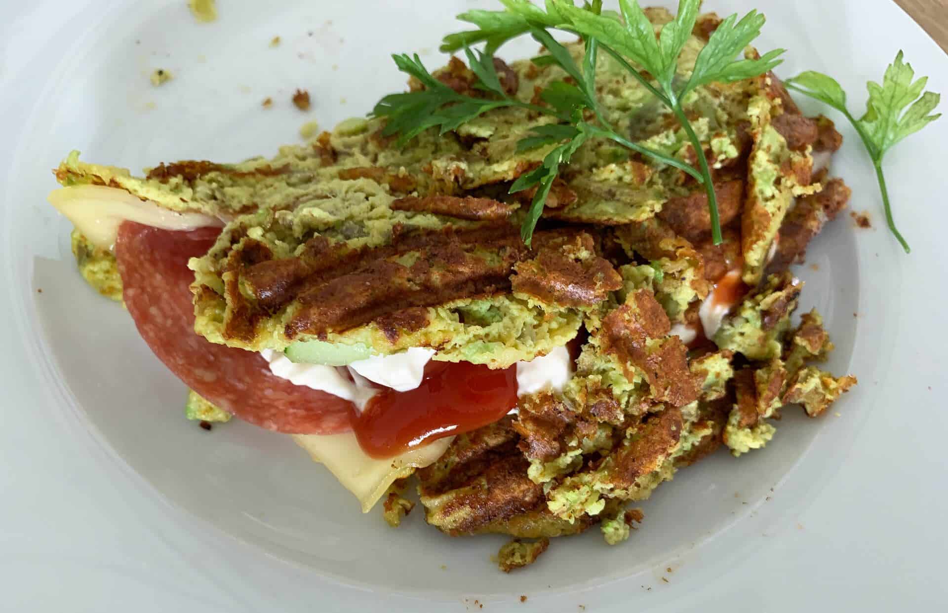 Grillowana kanapka keto