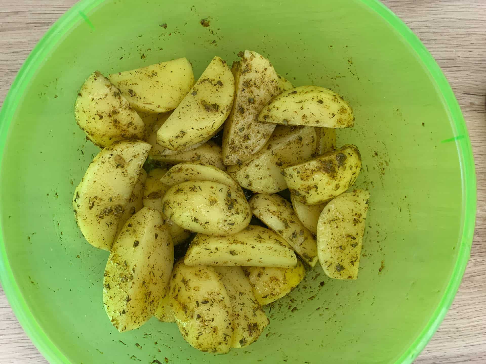 Pieczone ziemniaki z czosnkiem i tymiankiem