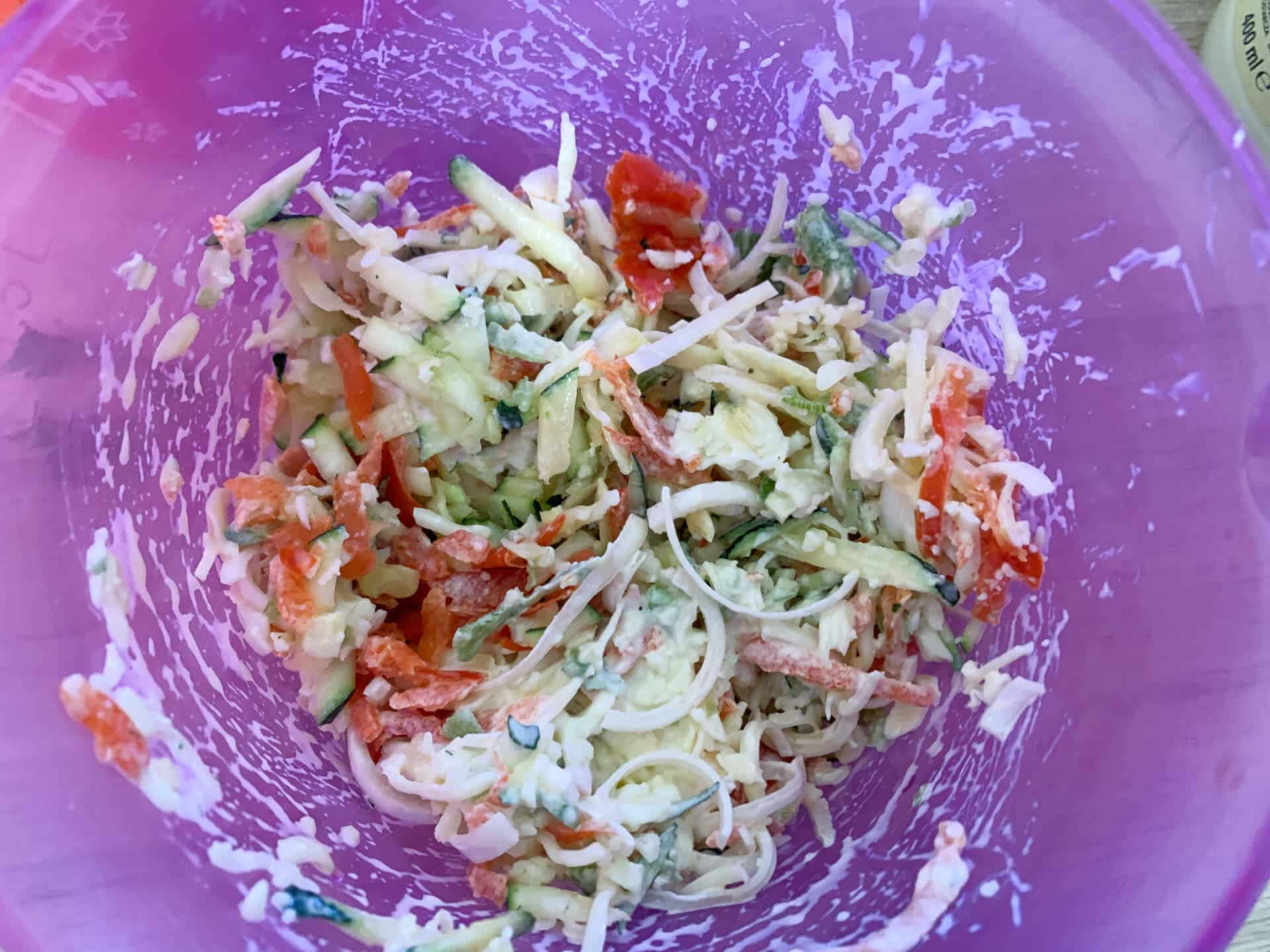 Keto kurczak zapiekany z warzywami i mozzarellą