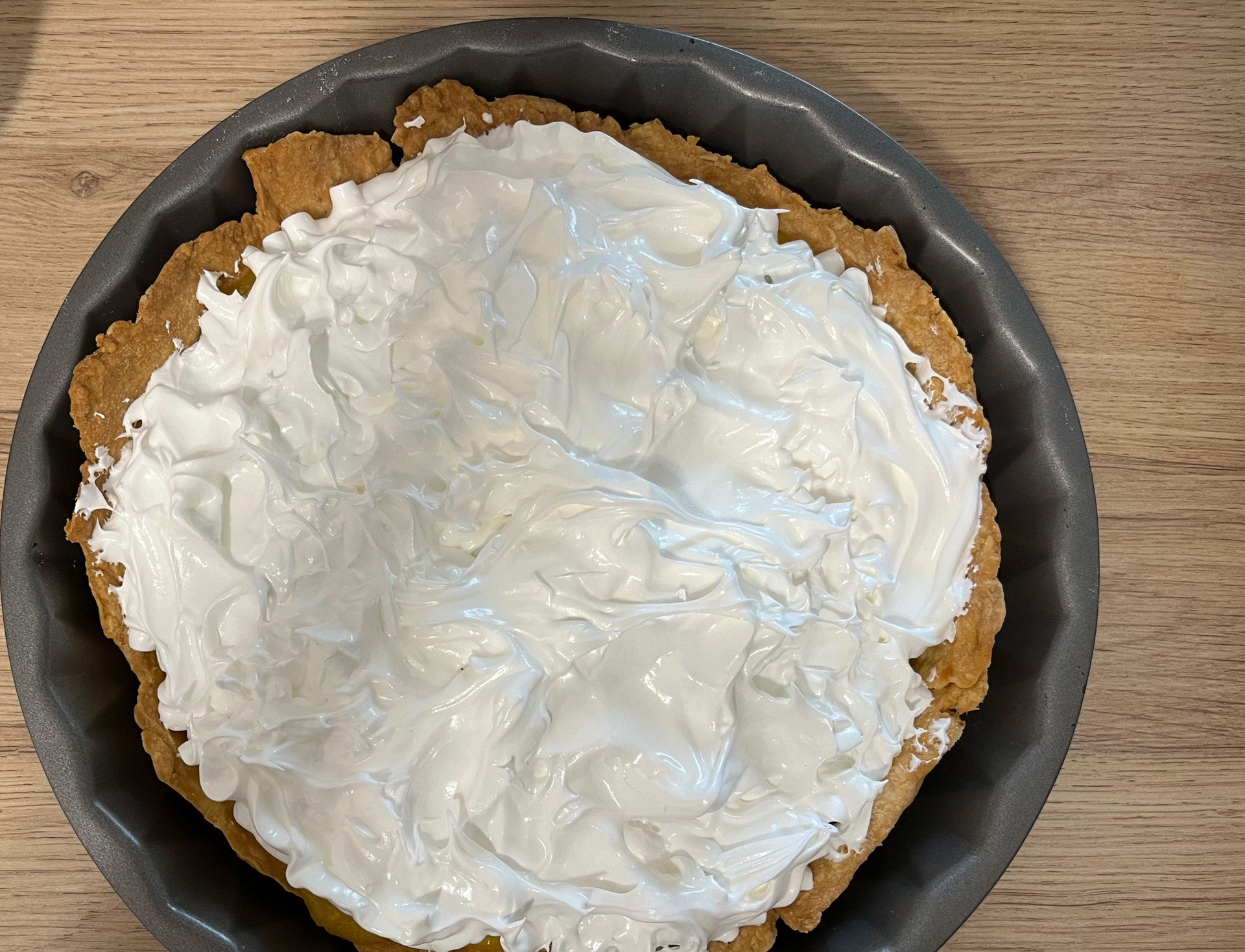 Tarta cytrynowa z bezą włoską