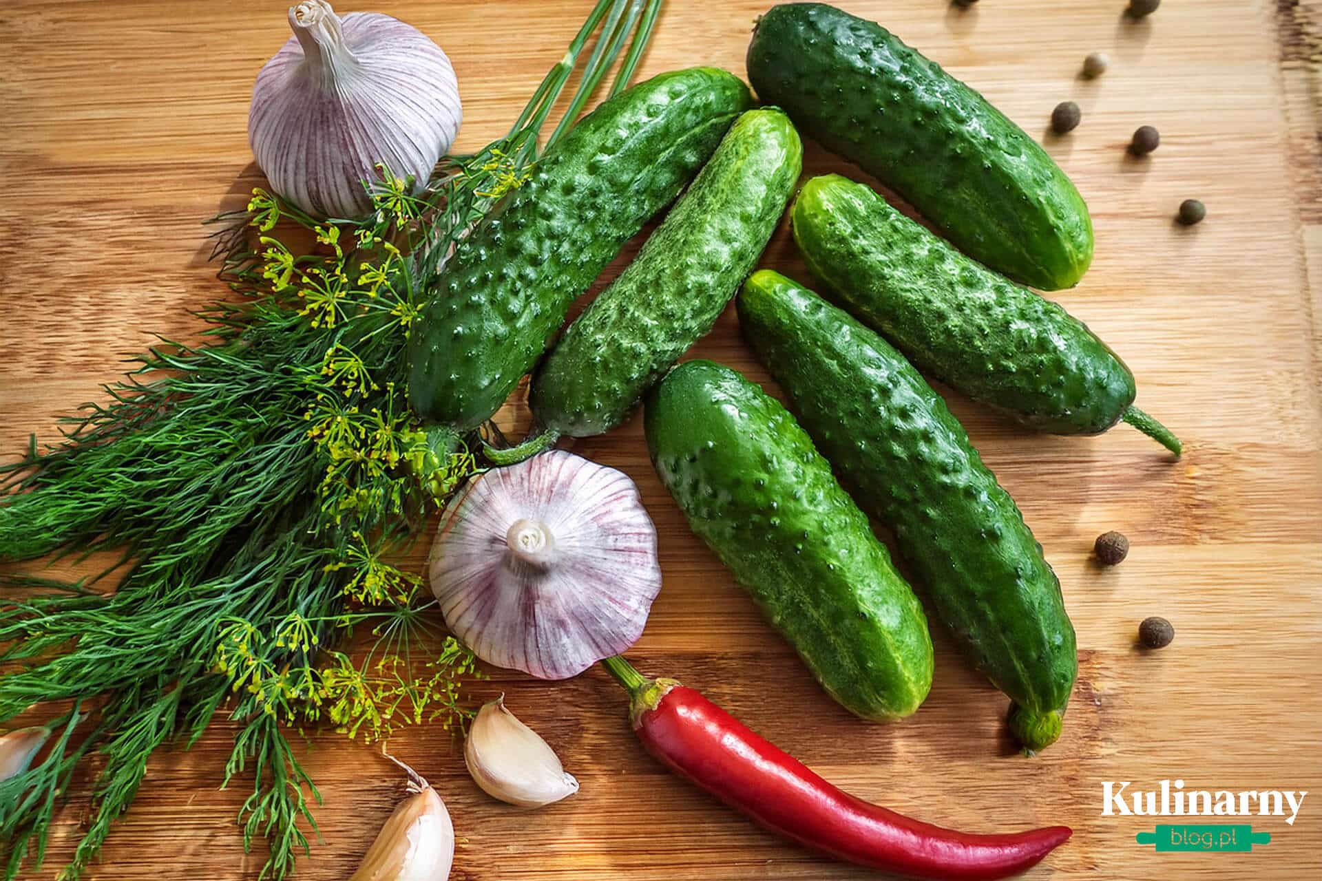 Przepis na ogórki z chili