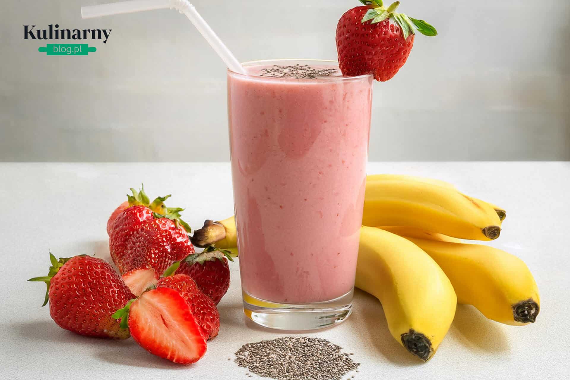 Smoothie owocowe z przejrzałych owoców