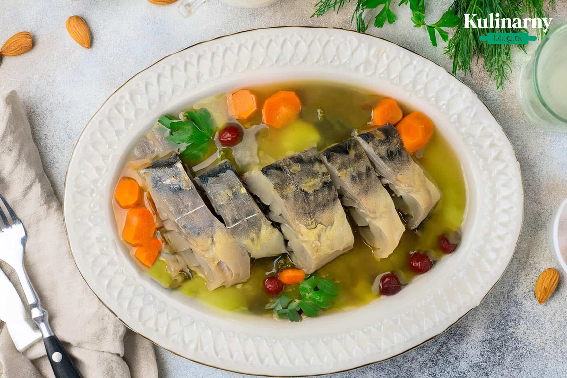 Karp po żydowsku na zimno