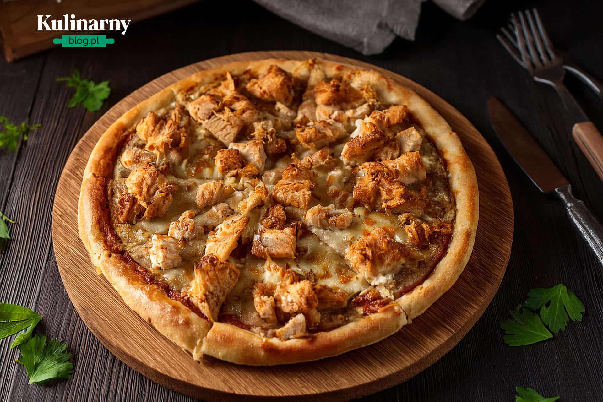 Pizza z kurczakiem 4 Pizza z kurczakiem