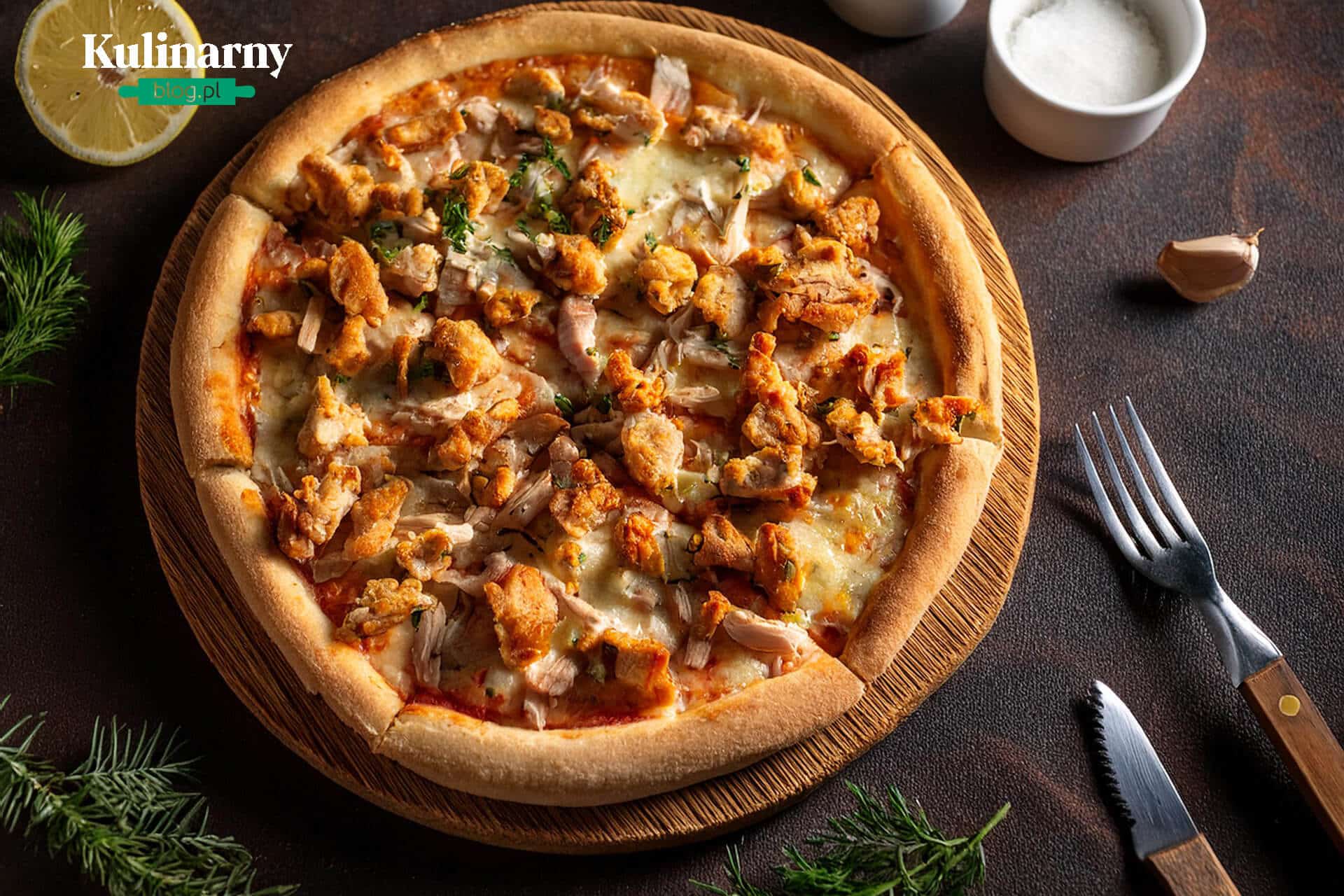 Pizza z kurczakiem 1 Pizza z kurczakiem