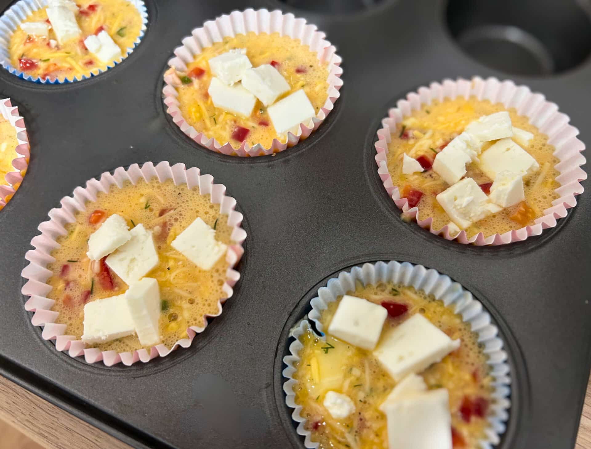 Keto muffiny jajeczne
