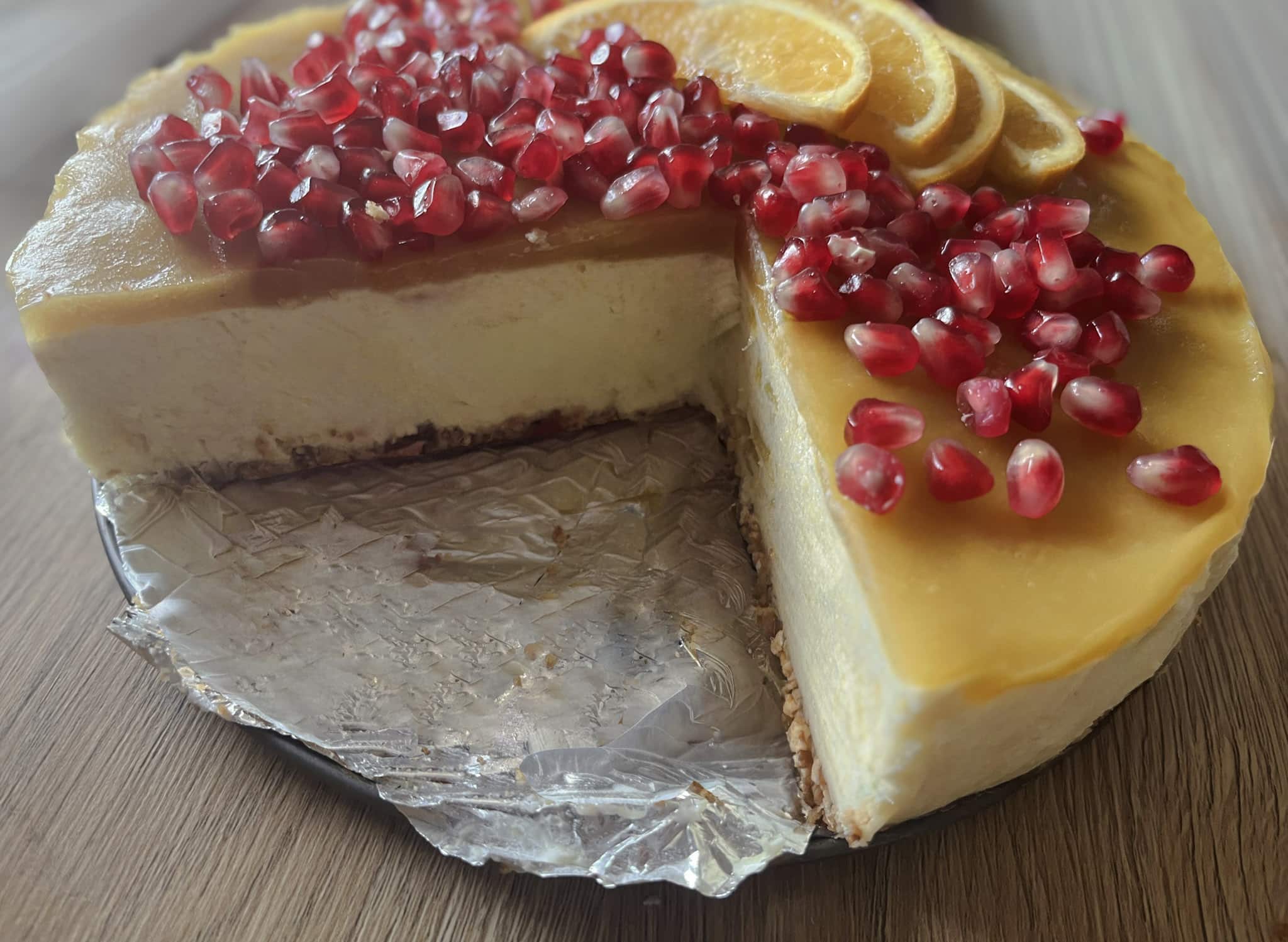 Sernik z mango na zimno